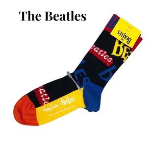 NWT The Beatles Colorful Socks Perfect Stocking Stuffer!
